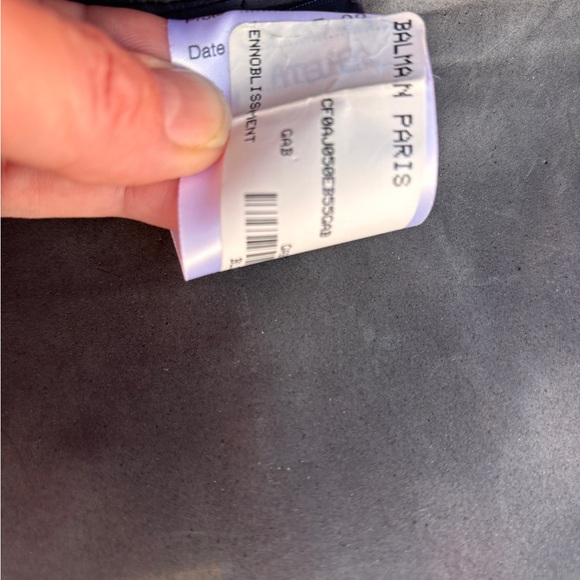 BALMAIN RARE ONE-OF-A-KIND SCULPTED LAMBSKIN LEATHER POLKADOT ROSE TOP - Picture 8 of 16